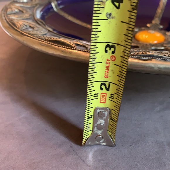 Cobalt blue Moroccan Plate - Picture 5 of 8